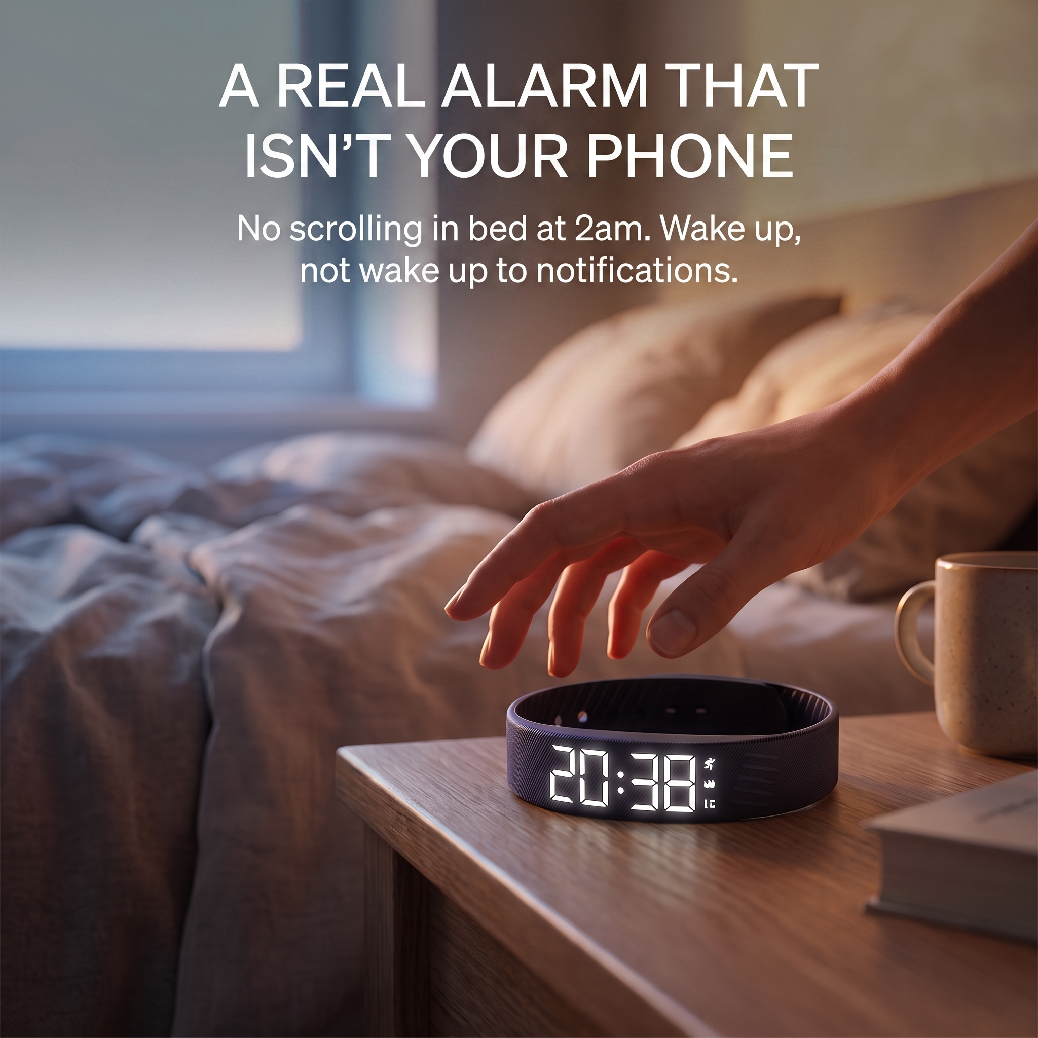 DreamLabs Silent Alarm — Black