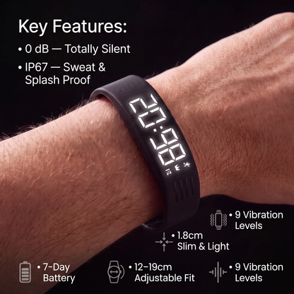 DreamLabs Silent Alarm — Black